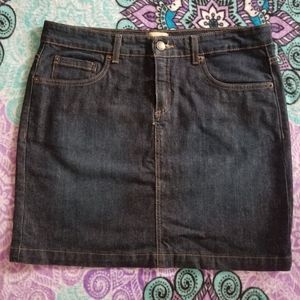 🐢 G.H. Bass & Co denim Jean Skirt sz 8